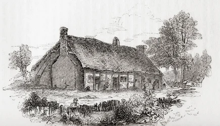 Maison de Samuel Butler, Pershore, Worcestershire, Angleterre. Samuel Butler, 1613-1680. Poète et satiriste anglais, d